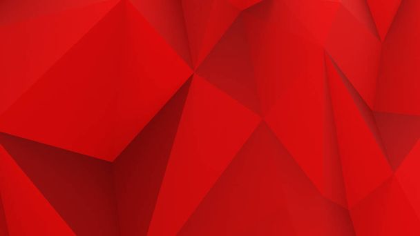 Rood abstracte moderne kristallen achtergrond. Polygon, Line, Driehoek patroon vorm voor behang. Illustratie laag poly, veelhoekig ontwerp. futuristisch, web, netwerk concept - Foto, afbeelding