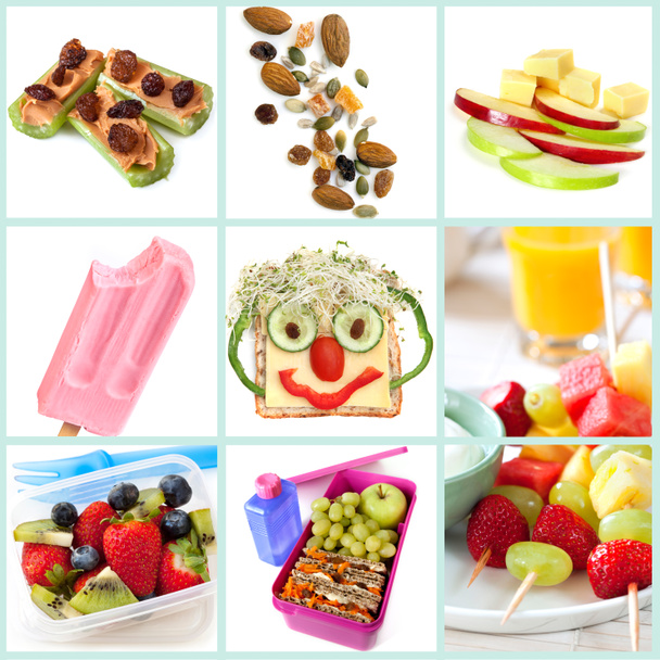 Snacking saludable para la colección de niños
 - Foto, Imagen