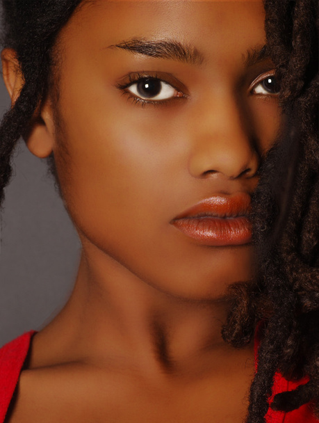 Beautiful Black Woman - Valokuva, kuva