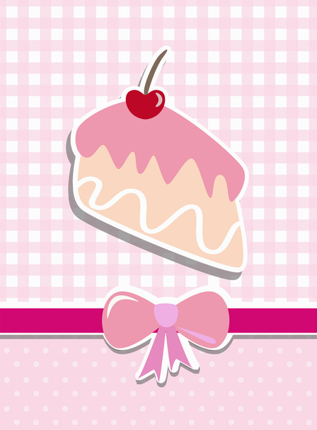Piece of cake - Vector, Image