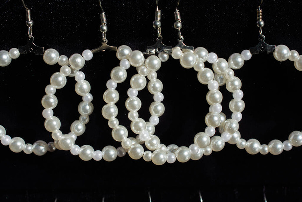 Pulsera de perlas joyería personalizada pulsera de perlas hecha a mano - Foto, Imagen