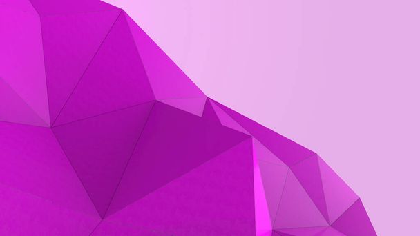 Fondo de cristal moderno abstracto púrpura. Polígono, Línea, Forma de patrón de triángulo para papel pintado. Ilustración baja poli, diseño poligonal. futurista, web, concepto de red
 - Foto, Imagen