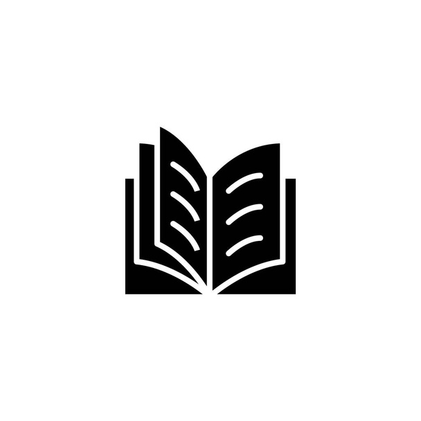 Illustration Vektorgrafik des Buchsymbols. Fit für Lernen, Bildung, Literatur, Studium, Buchhandlung etc. - Vektor, Bild