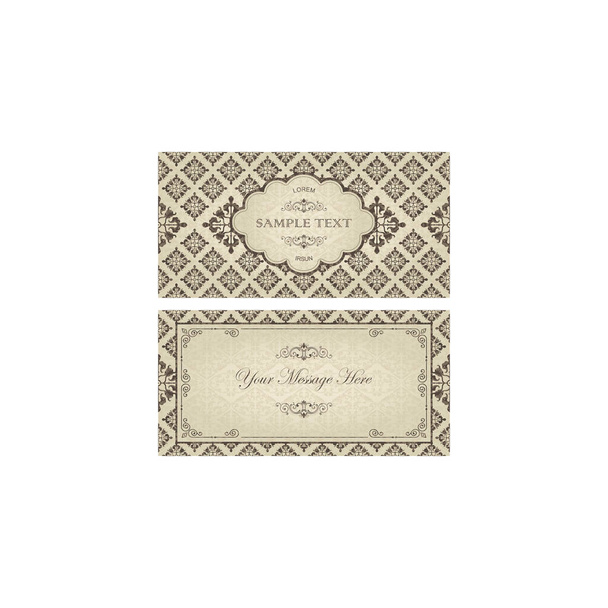 vintage invitation with space for your text, vector illustration - Wektor, obraz