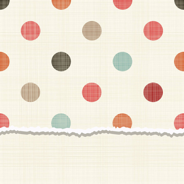 background with a seamless polka dots - Vector, afbeelding