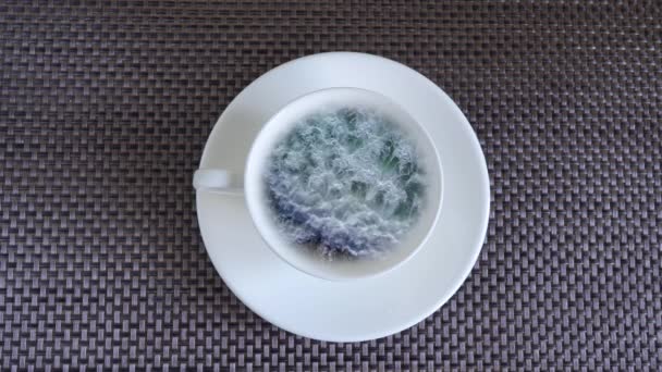 Sea waves in a cup - Footage, Video
