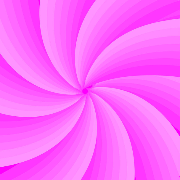線の渦放射状の抽象的な背景テクスチャパターンベクトルとイラストのグラフィックデザインとピンクのグラデーションカラフルな未来 - ベクター画像