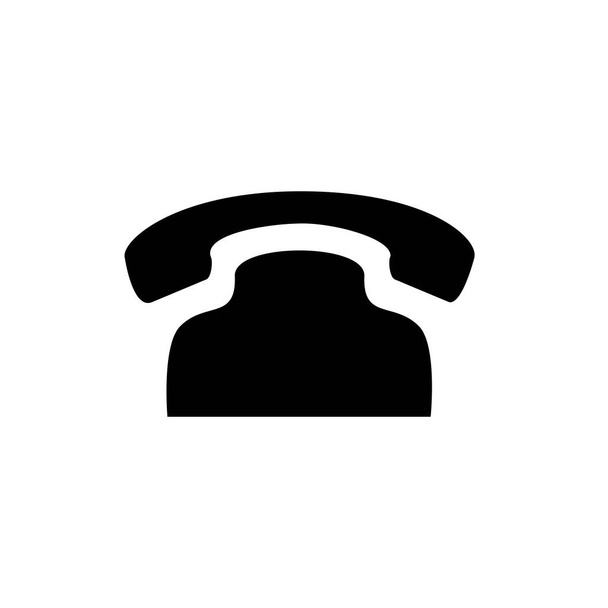 Illustration Vektorgrafik des Telefon-Symbols. Fit für Kommunikation, Kontakt, Call Center etc - Vektor, Bild