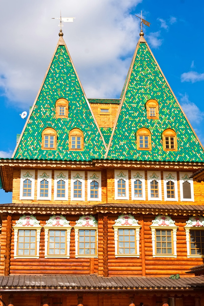 ロシアの木製の宮殿 - 写真・画像
