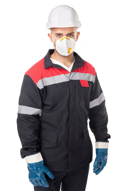 worker wearing safety protective gea - Foto, afbeelding