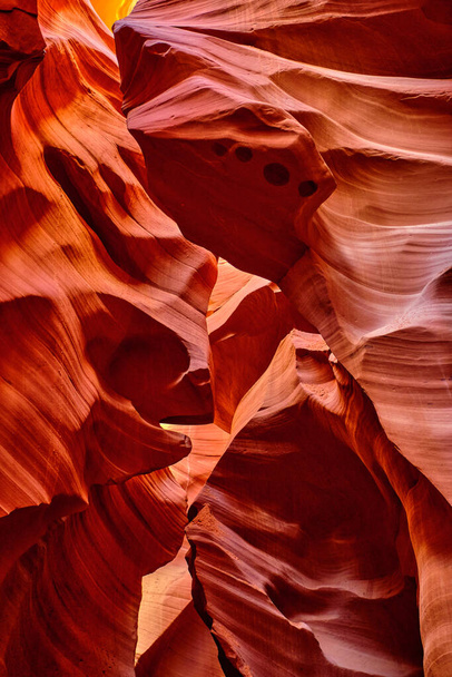 Antelope Canyon lights and rocks arizona usa - Photo, Image