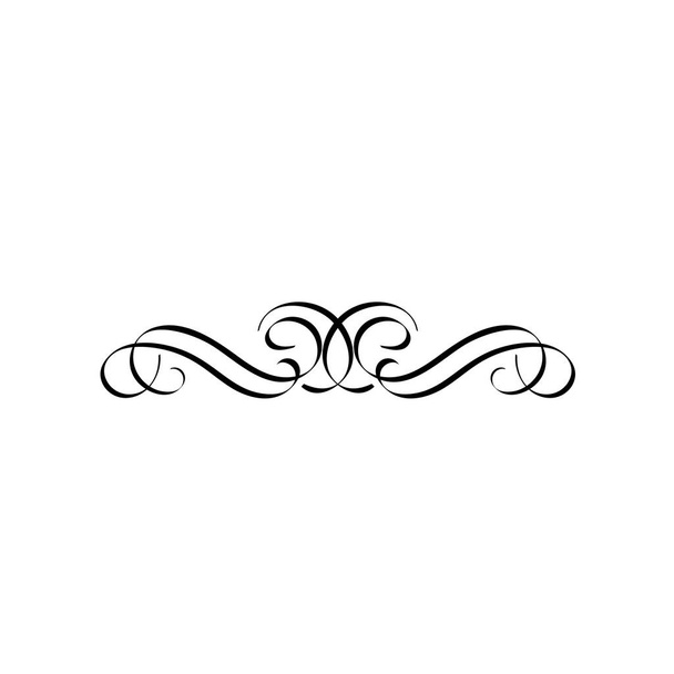 Calligraphic design element - Vektor, obrázek
