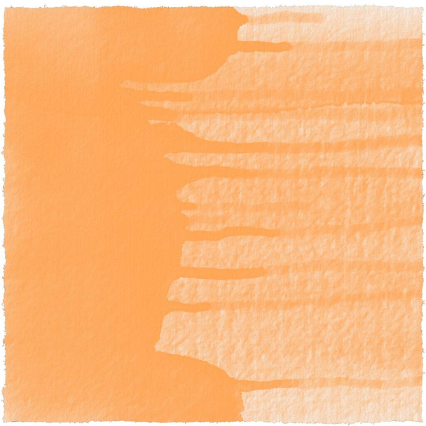 概要テラコッタの水彩オレンジブラウンの質感、葉、背景. - 写真・画像