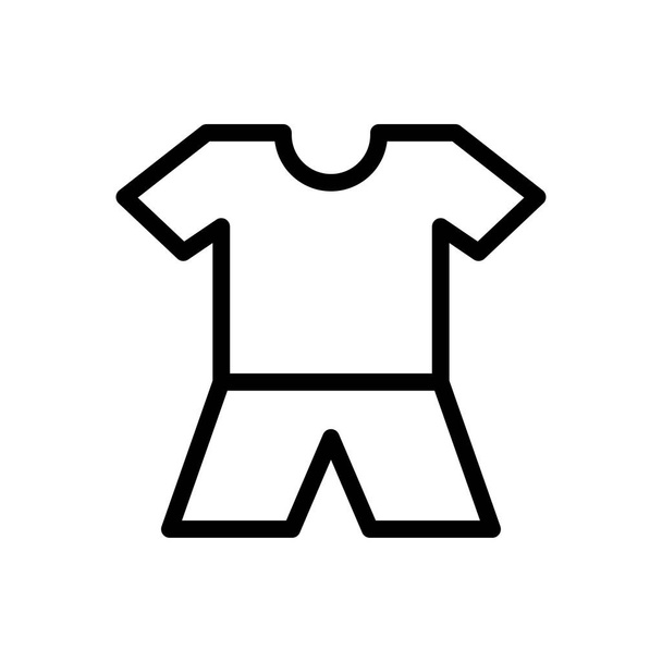 shirt  vector thin line icon - Вектор,изображение