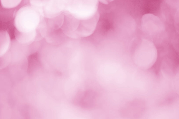 scintillante brillante rosa e bianco bokeh sfondo sfocato in primavera - Foto, immagini