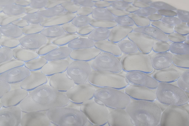 Прозорий гумовий килимок для ванни з візерунком
 - Фото, зображення