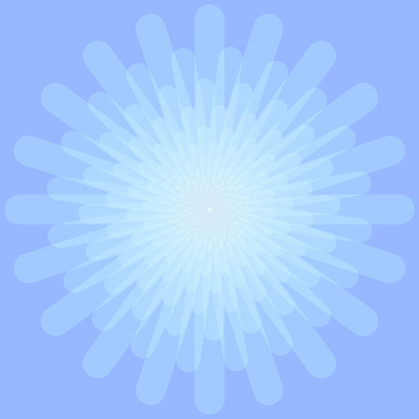 Gradación geométrica Círculo de fondo en tonos azules
 - Vector, Imagen