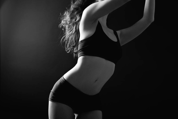 female perfection body care flexible woman torso - Fotoğraf, Görsel