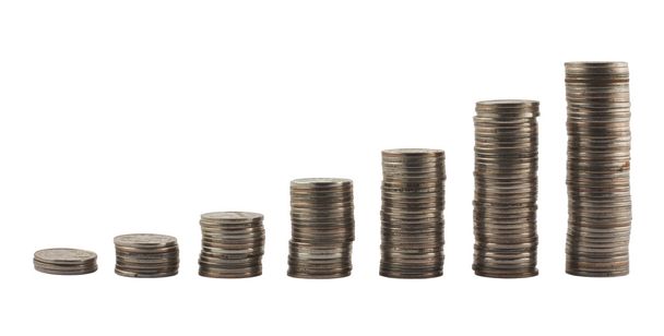Coins growth - Valokuva, kuva
