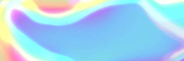 abstrato pastel textura holográfica design horizontal para padrão e fundo. Fundo abstrato holográfico colorido
. - Foto, Imagem