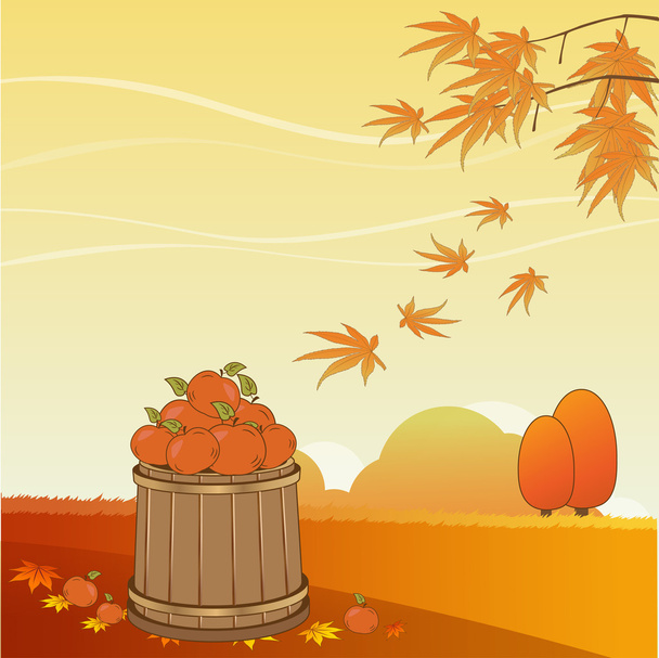 Hintergrund Herbst - Vektor, Bild