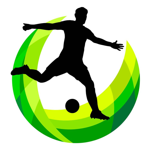 Jalkapallo urheilu logo vektori laatu - Vektori, kuva