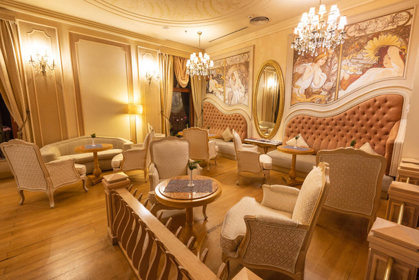 Luxury restaurant interior view - Foto, immagini