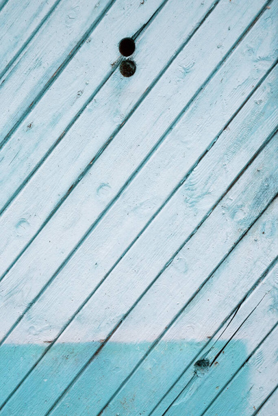 Un primer plano de una maqueta de madera azul con diferentes capas. Foto de alta calidad
 - Foto, Imagen