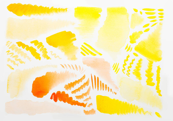 Abstract watercolor on a light background. Color splashes in paper. Handmade. - Photo, Image