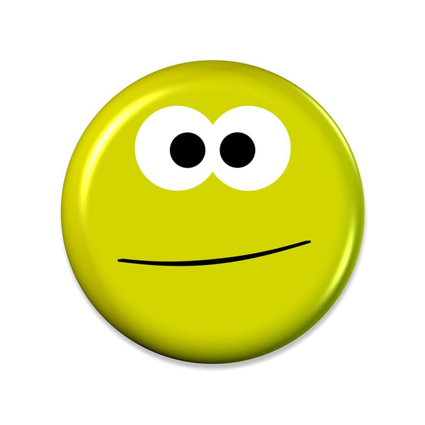 Emoji με σκεπτικιστικό βλέμμα, 3d εικονογράφηση - Φωτογραφία, εικόνα