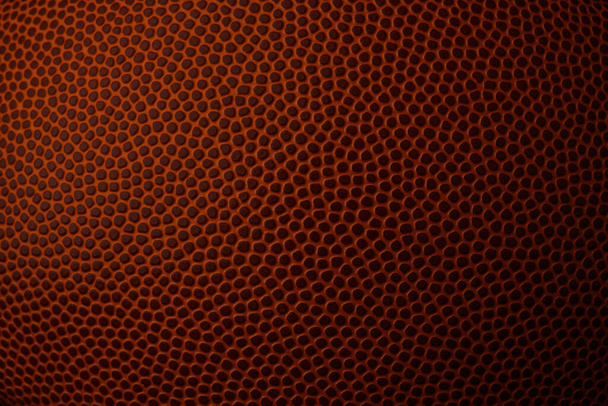 Makro obraz tekstury piłki nożnej w tle Shot - Zdjęcie, obraz