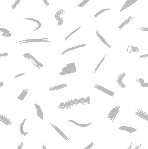 Nahtlose Musterhintergrund Grau Abstrakte Schlierenform für Hintergrund, Hintergrund, Einband, Packpapier oder andere   - Vektor, Bild
