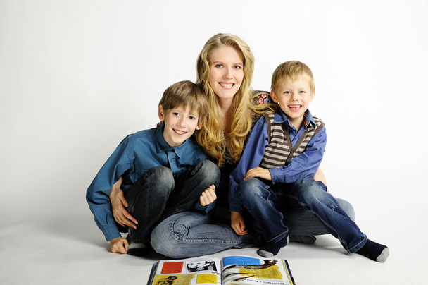Mother and sons - Foto, Bild