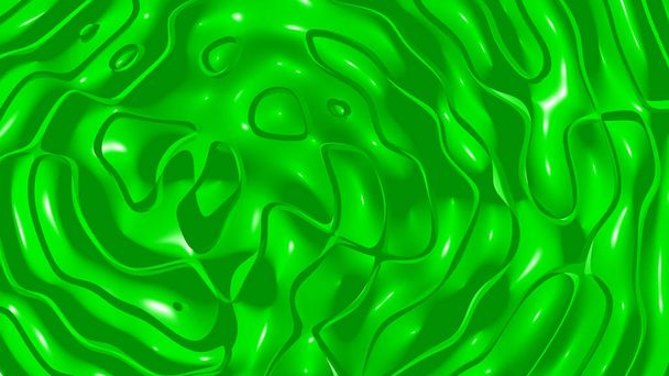 Fond abstrait 3D uni de couleur vert électrique monochrome avec ombre et coloration adapté à l'ajout de divers matériaux. illustration et design - Photo, image