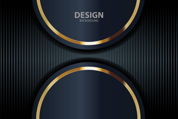 Metin ve mesaj tasarımı modern için altın afiş Soyut vektör arkaplan tahtası. vektör illüstrasyonu - Vektör, Görsel