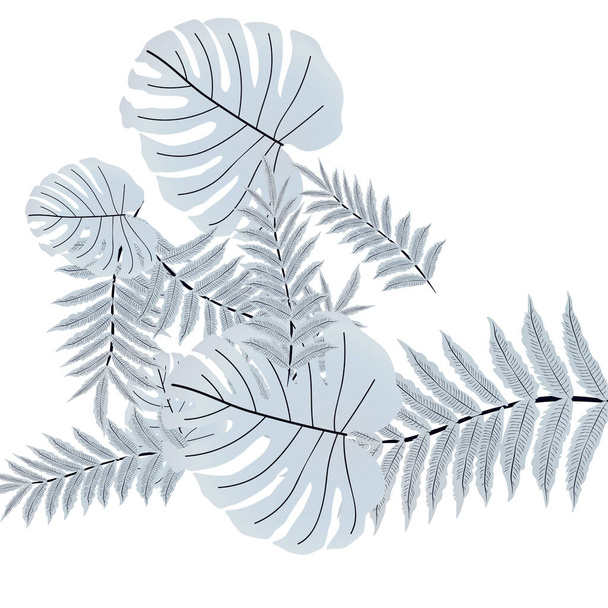  Vector tropical pattern - Vector, afbeelding