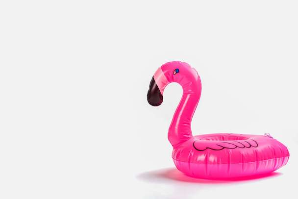 Inflatable flamingo ring - Fotoğraf, Görsel