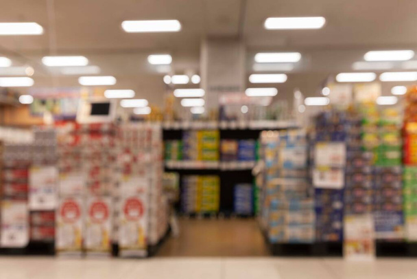 Imágenes borrosas de fondo del supermercado
 - Foto, Imagen