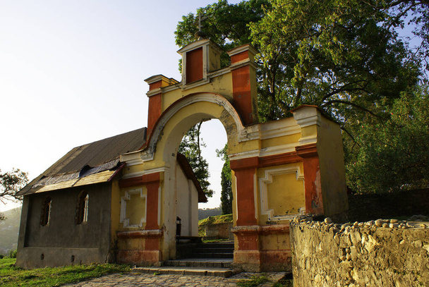 Neues Athos-Kloster, Tempel, mittelalterliches Gebäude, Glaube. - Foto, Bild