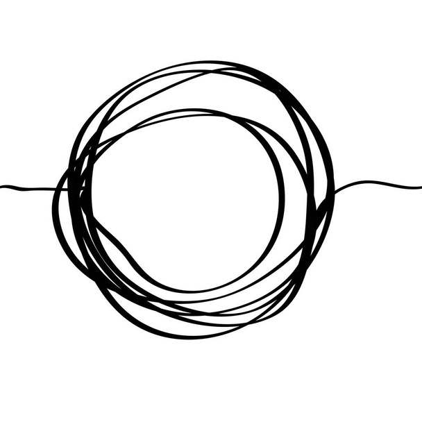 Безшовний візерунок абстрактний круговий скрипт для повідомлень, інформації, оголошень тощо
 - Вектор, зображення