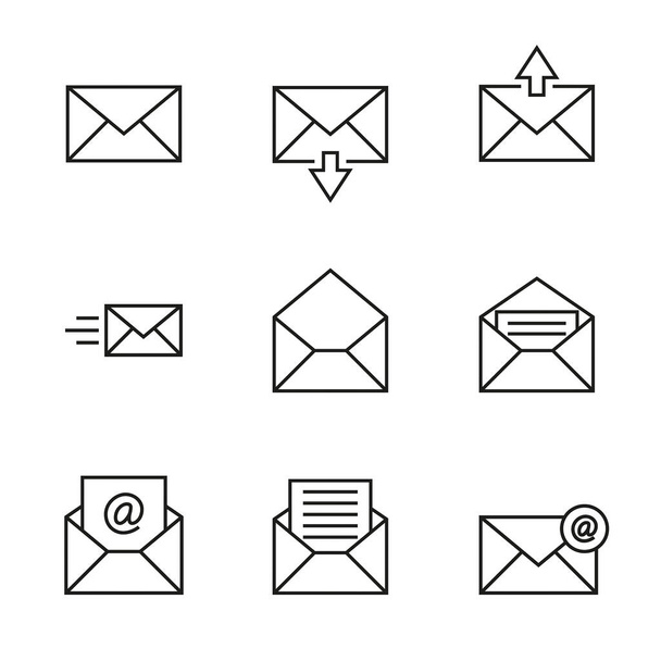 Vector envelope icon - Vecteur, image