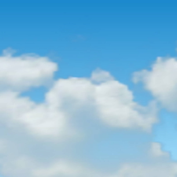 Luonnollinen tausta pilvi sininen taivas - Vektori, kuva