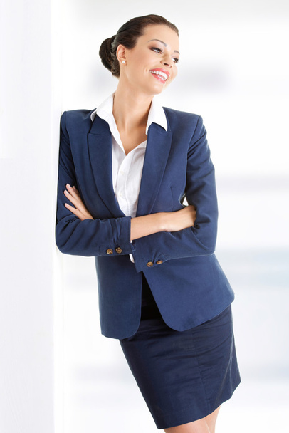 Businesswoman or student in elegant clothes - Foto, afbeelding