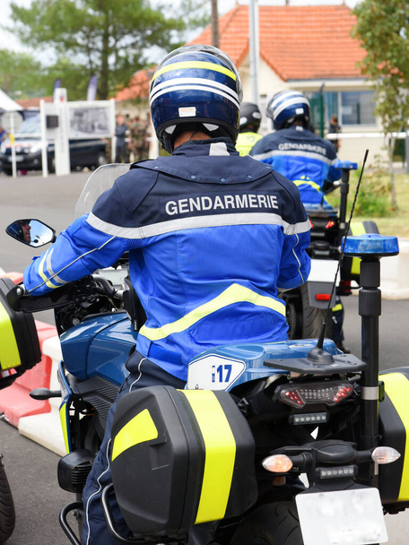 show de desfile de moto gendarmerie
 - Foto, Imagem