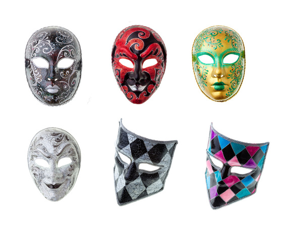 Máscaras venecianas
 - Foto, Imagen