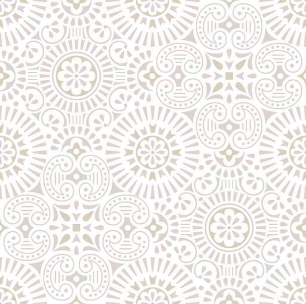 Luxurious seamless floral wallpaper - Vector, Image