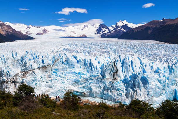 Perito Moreno glacier in Patagonia, Argentina. Los Glaciares National Park in the Santa Cruz province, Argentina. It is one of the most important tourist attractions in the Argentine Patagonia - Photo, Image