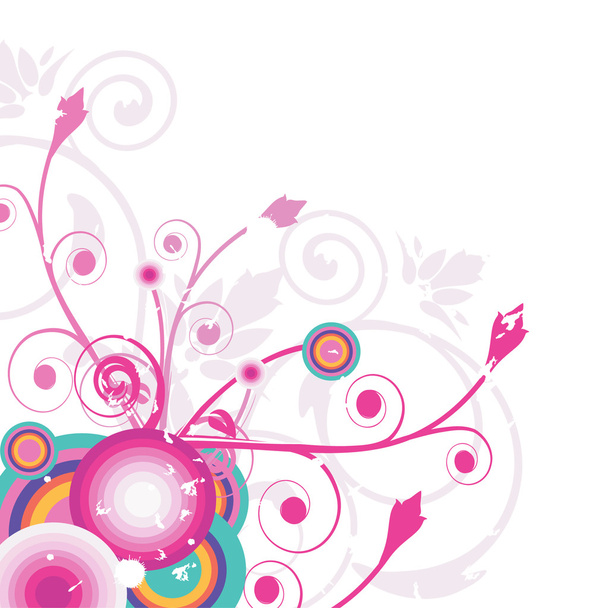 Abstract Floral background - Vettoriali, immagini