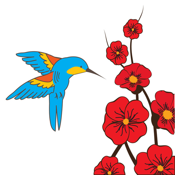 Hummingbirds - Vektori, kuva