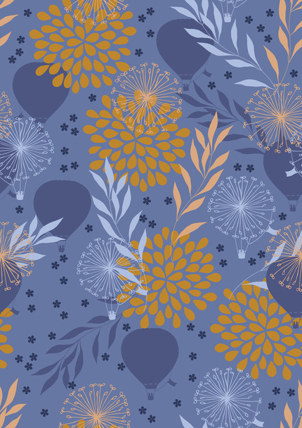 Seamless Pattern with Balloons - ベクター画像